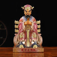 Guangji Five Masters de color bronce, que se asemeja al Rey Dragón Sihai del Rey Donghai, con riqueza y ofrendas para el hogar - details 0
