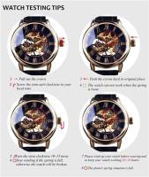 Reloj Mecánico de Calavera Hueco de Acero Inoxidable Premium Estilo Elegante para Hombres - details 8