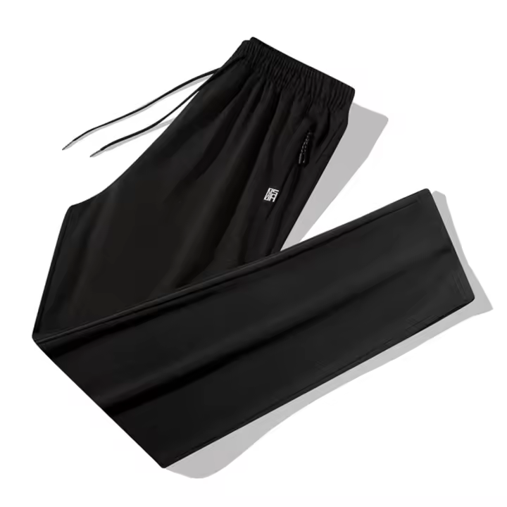 Pantalones de chándal para hombre Cintura elástica holgada Sudadera para correr Sudadera casual para todas las estaciones - 1