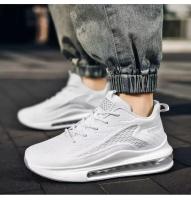 Zapatillas para correr para hombre, zapatillas informales con cojín de aire para primavera y otoño, nueva moda, transpirables, de fondo suave - details 10