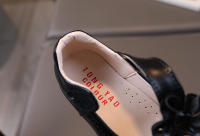 Zapatos de cuero con flores florales para niñas, calzado plano para fiesta, color negro, dulce, princesa - details 16