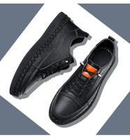 Primera capa de cuero de vaca zapatos de los hombres zapatos de cuero 2025 de los hombres de cuero genuino hechos a mano zapatos casuales de un pedal de cuero suave suela suave zapatos Doudou. - details 28