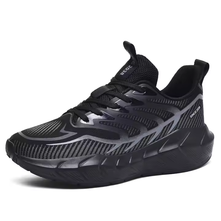 Moda tendencia zapatos deportivos de hombre de gran tamaño transpirables con amortiguación casual zapatos para correr hombres. - 1