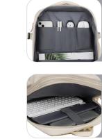 Mochila impermeable multifuncional para hombre, bolsa para ordenador de negocios, USB, gran capacidad - details 2