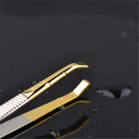 Pinza De Maquillaje De Acero Inoxidable Alta Calidad Para Eliminación De Vello De Pestañas Y Cejas Herramienta Esencial Para Belleza - details 3