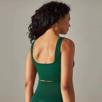Sujetadores deportivos sin costuras para mujer, ropa interior a prueba de golpes para correr en el gimnasio, top corto, sujetador de yoga transpirable - details 18