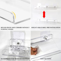 Estante organizador de almacenamiento de cocina, estante resistente para ahorro de espacio para cocina, baño, lavandería - details 2
