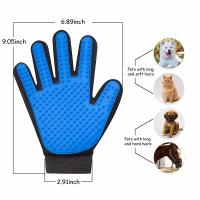 Peines de perro gato peines de mascota peines de perro peinado guantes cepillo Deshedding limpieza efectiva masaje de espalda depilde baño Animal - details 1