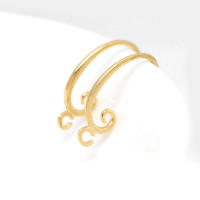 Ganchos de Pendientes de Metal de Alta Calidad Color Oro-Platino Accesorios de Joyería DIY para Mujeres - details 67