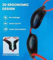 ARENA gafas de niebla de carreras para adultos con protección UV profesional, gafas de natación HD impermeables - details 2