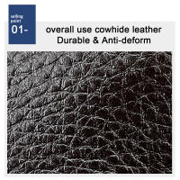 Bolso bandolera para hombre, piel auténtica de becerro, suave,bandolera cruzada de hombro, informal - details 7