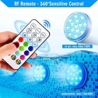 Luz subacuática recargable para piscina con control remoto IP68, luz LED flotante, cambio de color impermeable para spa - details 1