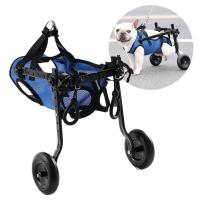 Pata trasera ajustable para discapacitados, ayuda de movilidad para perros, patas de rehabilitación ligeras para mascotas, silla de ruedas para caminar, herramientas de carrito - details 12