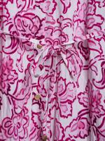 Mini vestido con estampado de flores de moda para mujeres europeas y americanas - details 9