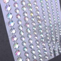 Pegatinas de joyas para el cabello, tatuaje temporal, tira larga de diamantes de imitación, adhesivo para la cara, decoración de diamantes de imitación para el cabello - details 16