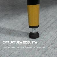 Sofá Moderno de 2 Plazas Sofá de Sala con Tapiz de Poliéster, 4 Almohadillas y Patas de Acero - details 13