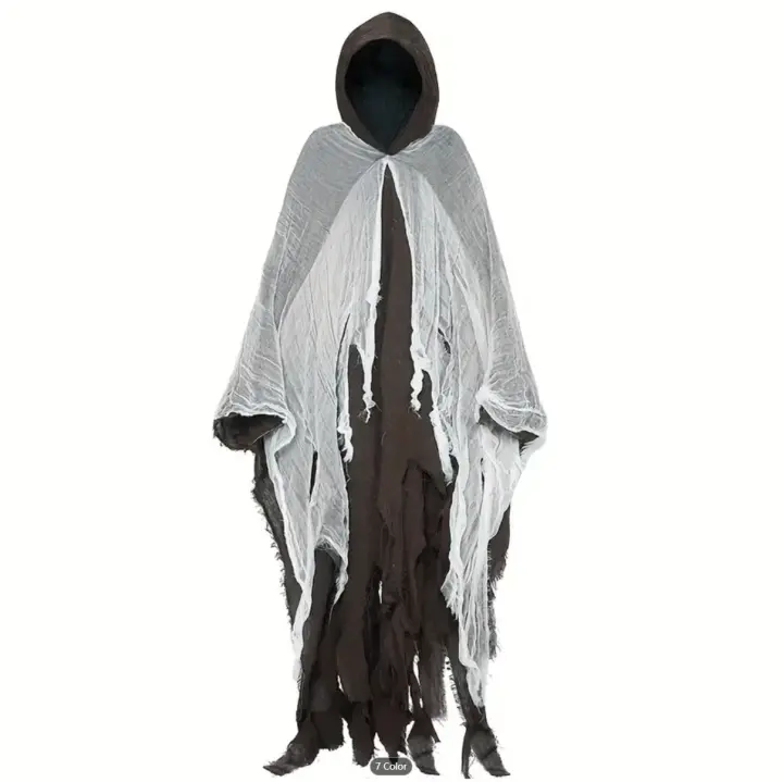 Capa de Halloween Ropa de Esqueleto, Máscara, Casa del Fantasma, Cámara de Secretos, Conjunto Casual de Moda para Hombres - 1