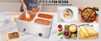 Calentador de alimentos comercial SucceBuy: acero inoxidable, temperatura ajustable - details 1