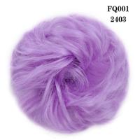Extensiones de cabello para mujer, peluca Retro para Cosplay, peluca para discoteca y Bar, coleteros sintéticos, moño de pelo desordenado, piezas de cabello postizas - details 25