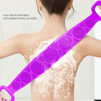 2 X Espalda para Ducha Fácil de Limpiar Exfoliar Cepillo de Baño Depurador de Cuerpo Femenino de Silicona - details 2