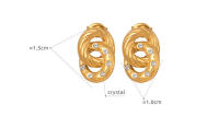 Pendientes de Metal Grande para Mujeres 2025 Joyería de Estilo Distintivo - details 1