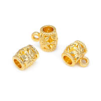 Collares de latón de Color dorado de 18K, pulseras, dijes, conectores, colgantes, cierres, cuentas, conector, suministros para fabricación de joyas, accesorios Diy- - details 26
