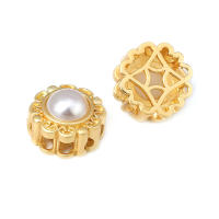 5 uds. De cuentas redondas de latón de Color dorado mate, estilo Vintage, pulseras de cuentas nepalesas, cuentas espaciadoras, suministros para fabricación de joyas, accesorios Diy - details 15