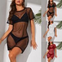 Camisón Sexy para mujer, lencería transparente, ropa de dormir transparente, camisa Sexy, pijama para mujer, conjunto de lencería transparente sólido, lencería - details 0