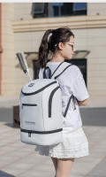 Mochila deportiva para raqueta de bádminton con bolsillo para zapatos, para viajes al aire libre, ir de compras, bolsa de acampada, almacenamiento grande, mochila escolar para ordenador portátil - details 2