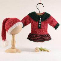 Ropa de mohair elástica de punto Retro bebé Bailey, conjunto de gorro y pañal, accesorios de fotografía para recién nacidos - details 7