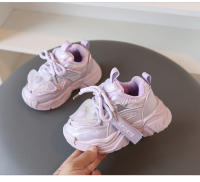 Otoño e invierno nuevas zapatillas cálidas con superficie de cuero para niñas tranquilidad para niñas suela suave antideslizante zapatos para papá para niños corriendo - details 10
