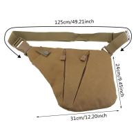Funda táctica para pistola de almacenamiento, bolsa de nailon oculta para pistola, antirrobo, de camuflaje para caza, para hombro derecho - details 0