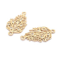Colgantes de Árbol de Brasso Dorado de 18K Joyería Hazte de Diamantes Falsos y Circonio - details 16
