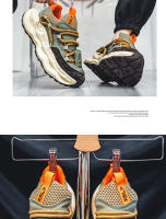 Nuevas zapatillas transpirables de malla, zapatos casuales versátiles, zapatos de papá con suela gruesa para jóvenes - details 18