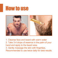 EAST MOON Aceite esencial para el cuidado hidratante de la barba de hombres de crecimiento fuerte y grueso - details 2