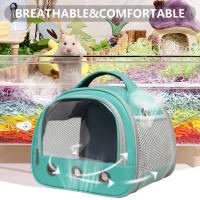 Bolsa de transporte transparente para mascotas, bolsa de malla transpirable para mascotas pequeñas, Chinchilla para p - details 4