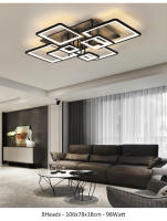 Lámpara de Techo Cuadrada TOMAXIN 65Watt con Diseño Moderno y Luce LED para Decoración de Habitación Oficina Comedor Sala de Estar Control Remoto Tipo de Producto Normal - details 3