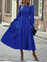 Vestido elegante de manga larga con cintura elegante de otoño e invierno para mujer - details 29