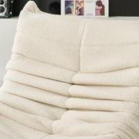 Puf gigante sillón cuadrado grande sofá con funda de felpa y suave relleno