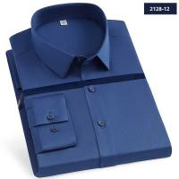 Camisa elástica de manga larga, nuevos productos antiarrugas, blusa vertical masculina, camisa masculina (Regalo 1 pieza) - details 15