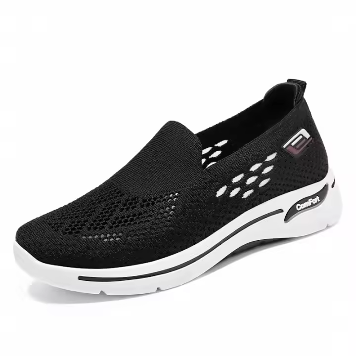 Zapatos transpirables de verano para mujer, zapatillas informales sin cordones - 1