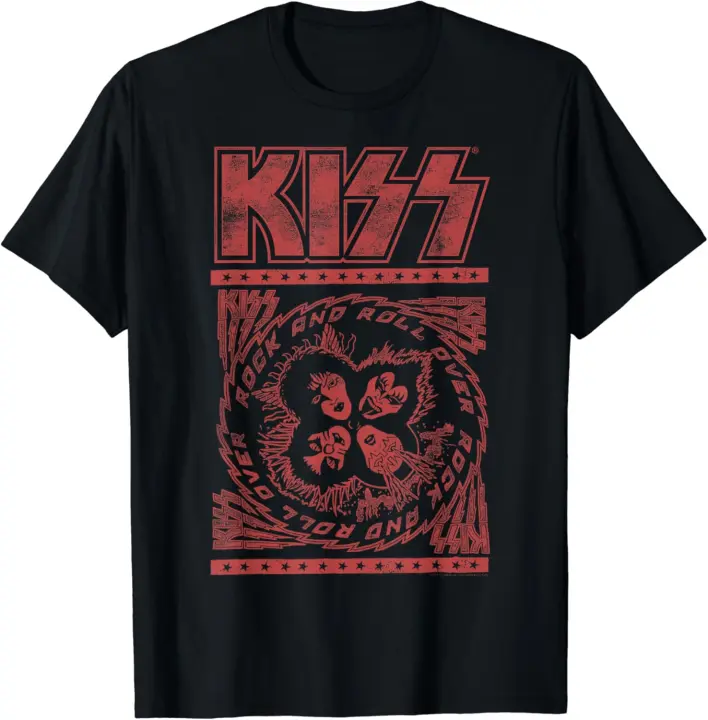 Camiseta de Rock y Roll Moda para Hombres Estilo Over - 1
