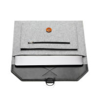 Funda para portátil de 11,6/13/14/15 ", funda de fieltro ultraligera para tableta y portátil, funda con múltiples bolsillos, maletines para Apple Macbook/Asus - details 3