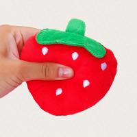 Juguete de Peluche de Fresa Herramienta de Masticación Interactiva para Perros 1pc - details 2