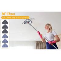con mango largo 360Â °   Limpiador de fregona de polvo seco y húmedo ajustable para limpieza de paredes de microfibra triangular giratorio para suelo - details 1
