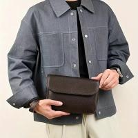 Bolso bandolera de cuero premium para hombre - Negro elegante, estilo casual para uso diario - details 4