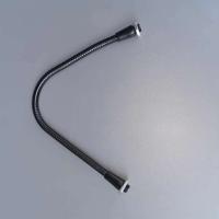 Camal M6 2 uds tubo negro electroforético rosca macho cuello de cisne suave conducto Flexible Metal serpentina iluminación DIY - details 1