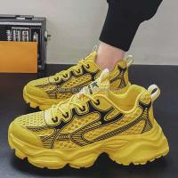 Dropshipping Logo 2025 correr de moda para hombres estilo Casual para caminar zapatos deportivos gruesos de diseñador transpirables - details 2