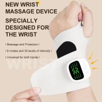 Masajeador de muñeca inalámbrico, masajeador de mano recargable por USB de 8 modos, instrumento de masaje de mano desmontable suave, relaja los músculos - details 3