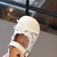 Zapatos de cuero para niños, nuevos zapatos planos para niñas de primavera y otoño con lazo, zapatos informales versátiles de moda de princesa para niños, suela blanda - details 19